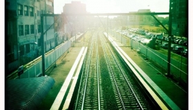 Almost beautiful - the controversial train tracks at Civic Station