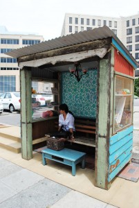 Newcastle Arts - Bus Stop Art