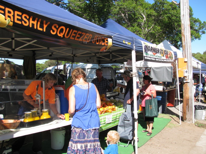 Stall at Newcastle City Farmers & Makers Market