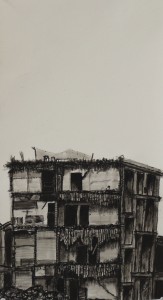 Ben Kenning, Untitled, Ink on canvas